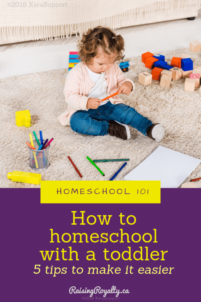 How to Homeschool with a Toddler - Raising Royalty