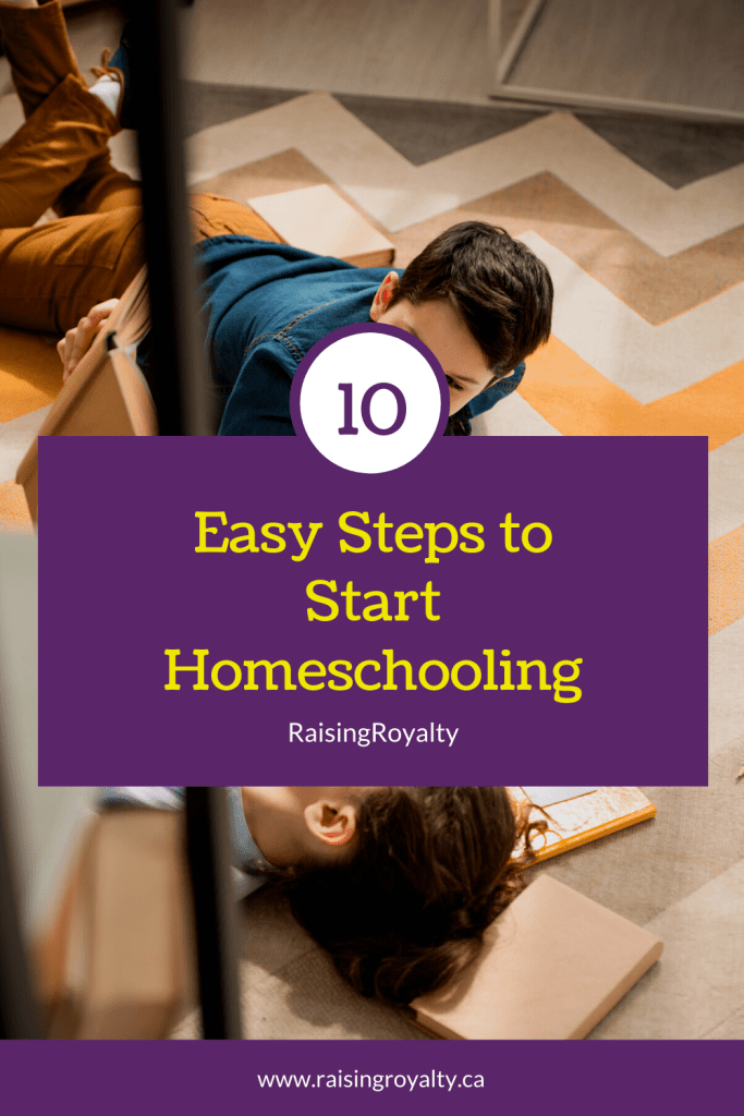 Many parents want to homeschool but don't know how to start homeschooling their children. Here are the 10 easy steps to getting started! 