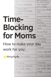 Learn how time-blocking can help busy moms create calm, organized days. Download a free printable planner to get you started!